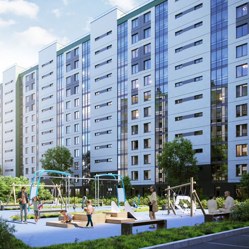 1-к. квартира, 43 м², 6/12 эт.