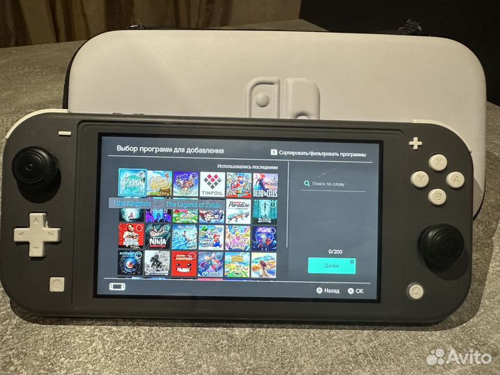 Nintendo switch lite прошитая