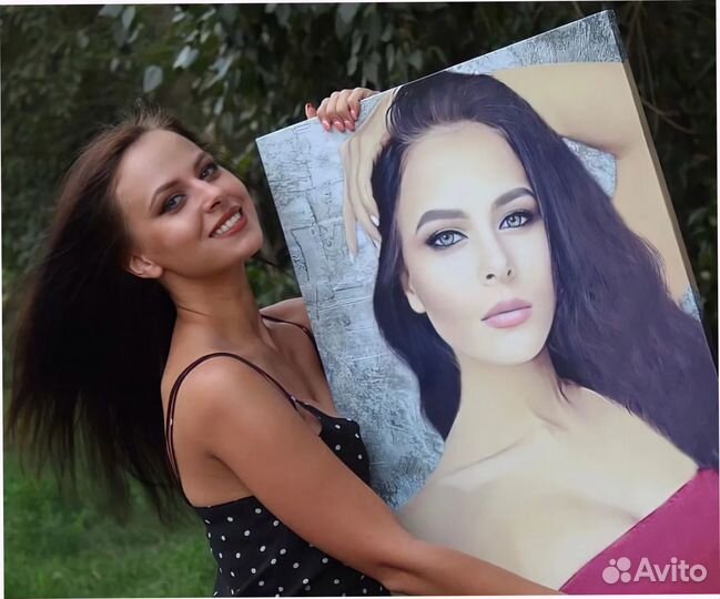 Портрет на холсте 50х70