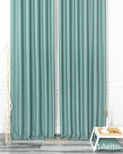 Шторы блэкаут Марсель Мята