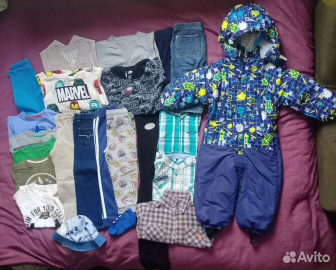 Пакет одежды для мальчика р. 104-110