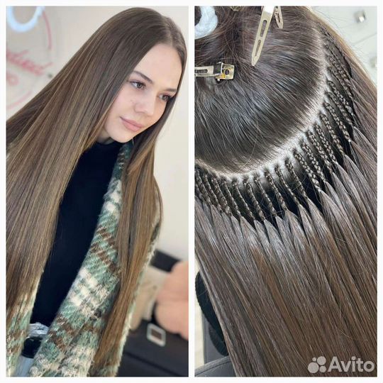 Афронаращивание волос/ Полное наращивание волос