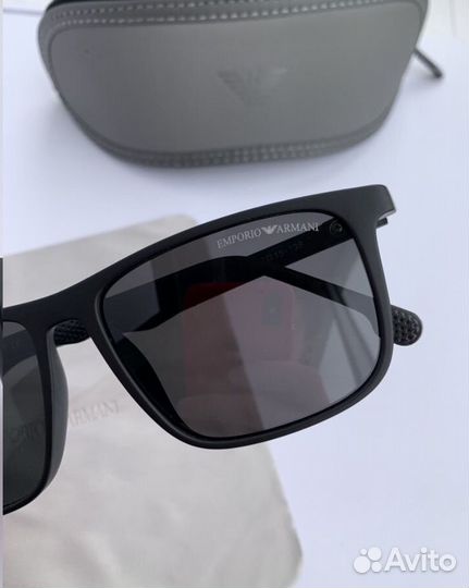Очки emporio armani черные поляризационые
