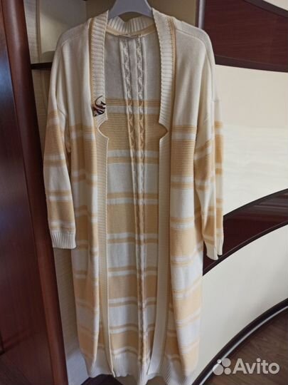 Кардиган женский длинный