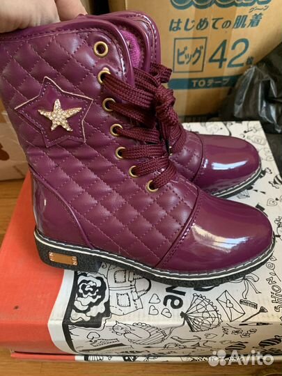 Ботинки для девочки 17 и 21,5 см по стельке весна