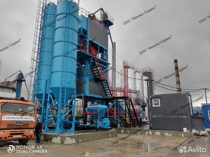 Асфальтобетонный завод серии рт-80 (80 т/ч)