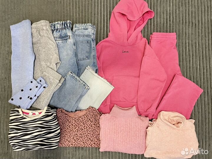 Бронь Вещи пакетом для девочки 122-128