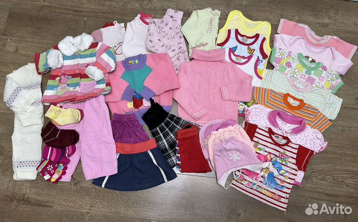 Вещи пакетом 74-80-86