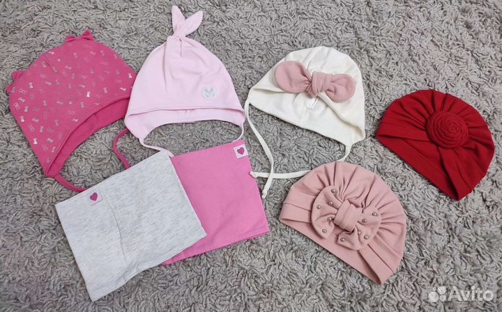Детские шапочки для девочек