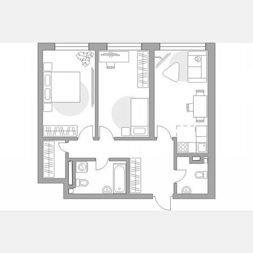 2-к. квартира, 69,8 м², 14/32 эт.