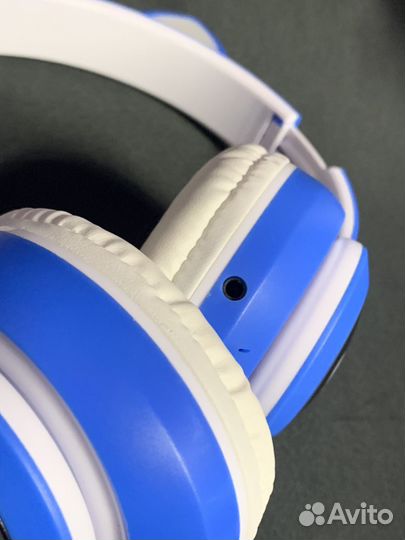 Детские светящиеся наушники с ушками