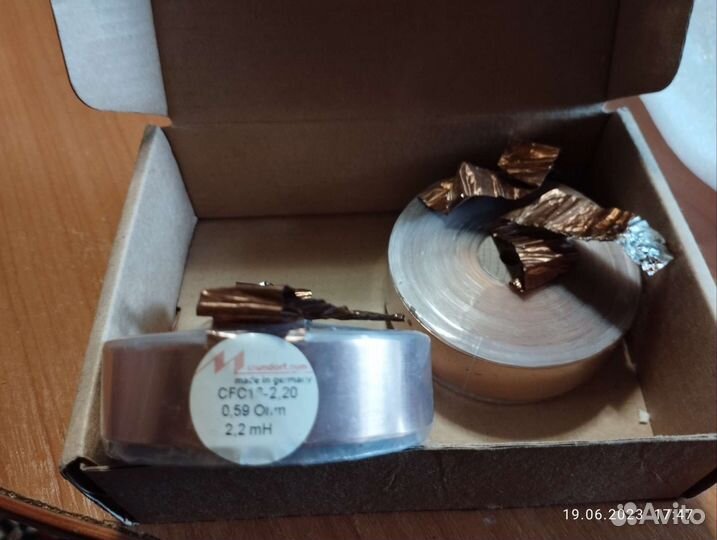 Ленточные катушки индуктивности mundorf