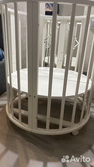Кроватка овальная круглая