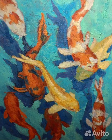 Картина маслом на холсте большая