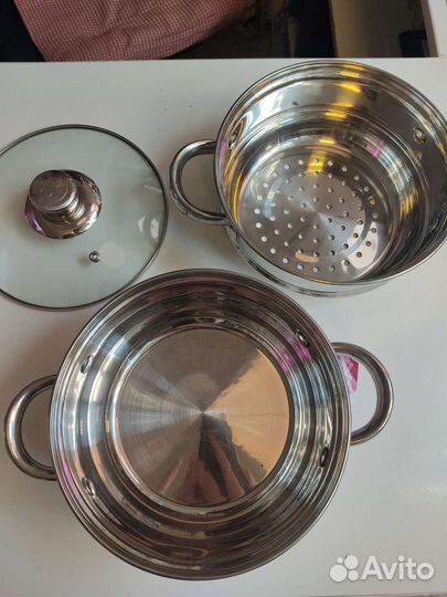 Пароварка, нержавеющая сталь 2.5литра.Новая