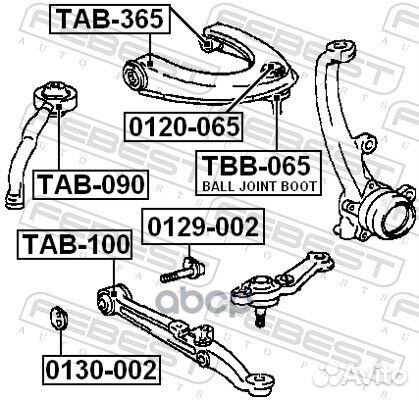 Сайлентблок TAB-365 TAB-365 Febest