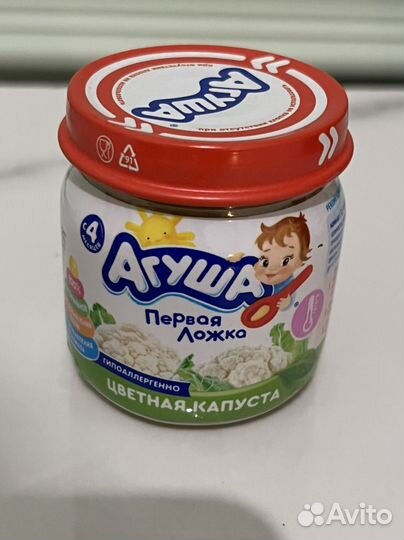 Детское питание, пюре, овощное пюре