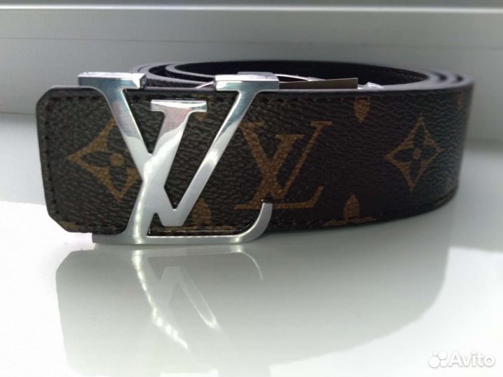 Ремень кожаный мужской louis vuitton