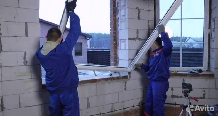 Установка пластиковых окон в рассрочку