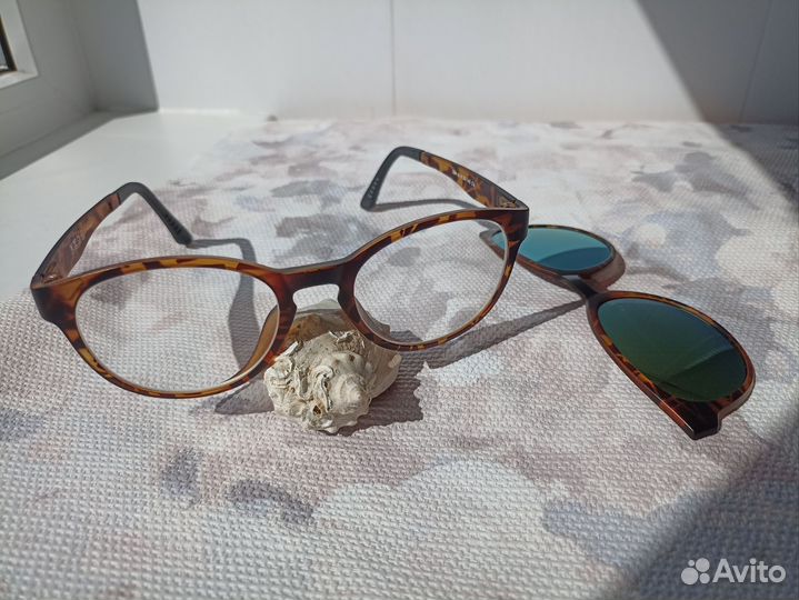 Очки женские солнцезащитные и для зрения 2в1