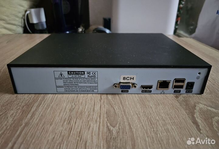 Видеорегистратор для видеонаблюдения h.265+ 8CH