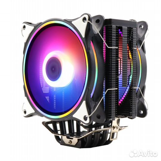 Кулер на процессор 6 трубок. Универсальный. 120мм