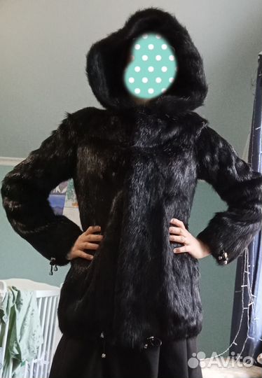 Шуба натуральная нутрия