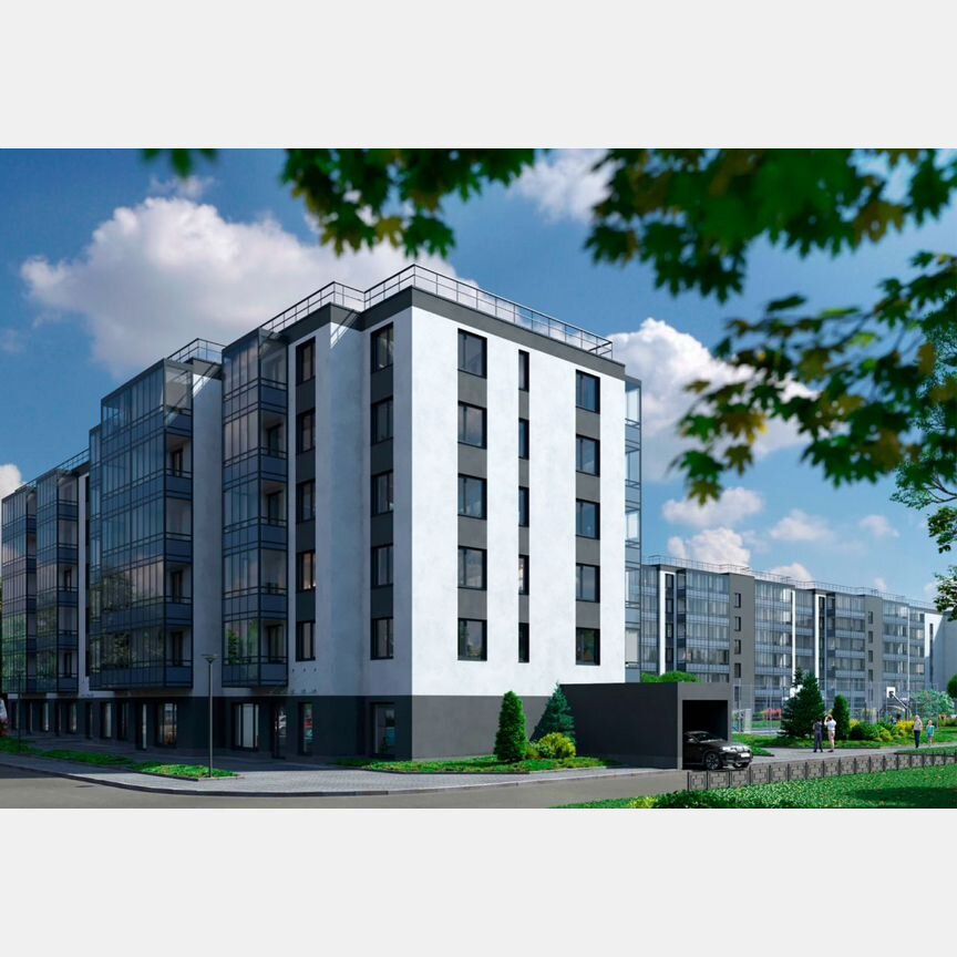 Квартира-студия, 25,4 м², 2/6 эт.