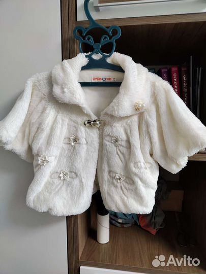 Болеро шубка для девочки 6-8лет