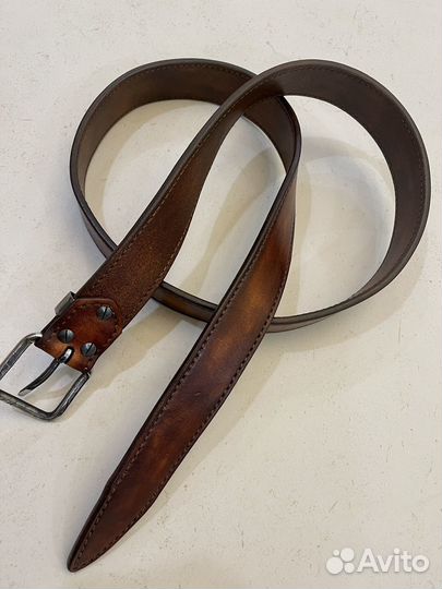 Ремень мужской натуральная кожа ручная работа