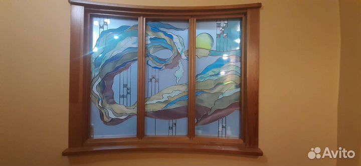 Витражные стекла бу