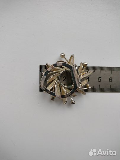 Брошь зажим для платка, шарфа дрес клип