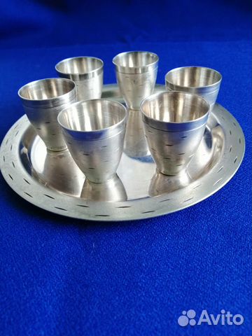 Набор для коньяка со стопками СССР