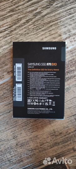 Ssd Samsung 870 evo 500gb