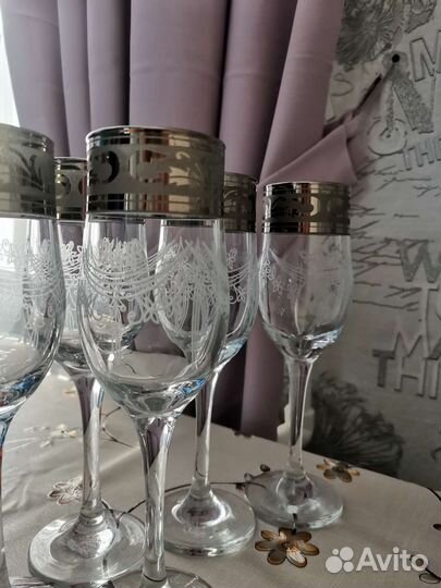Хрустальные чашки/бокалы