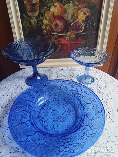 Вазы, блюдо винтаж СССР