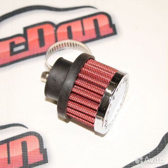 Фильтр вентиляции картерных газов (красный) 25 мм