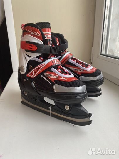 Коньки ледовые раздвижные
