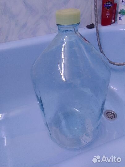 Бутылка стеклянная 20 литров. Бронь до 02 мая