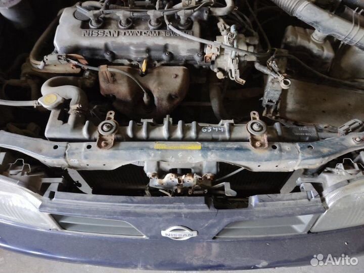 Радиатор двигателя Nissan Primera P10 седан 1.6