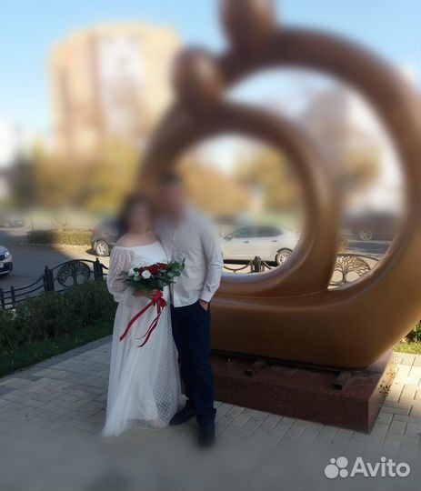 Свадебное платье бу