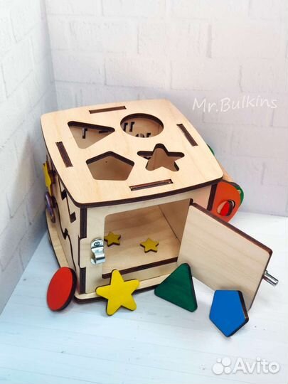 Бизикуб развивающий 15*15 см