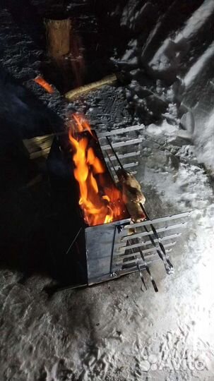 Мангал вертикальный