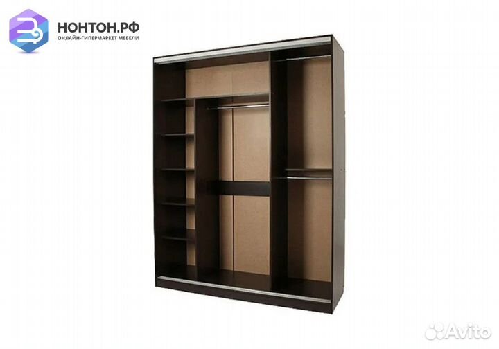 Шкаф-купе Бассо 1-600 маки венге