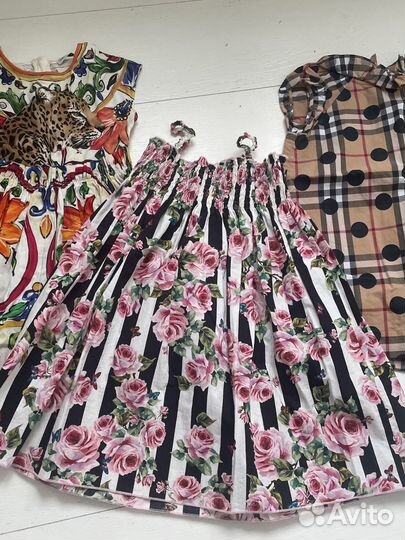 Платье сарафаны Dolce & Gabbana, Burberry