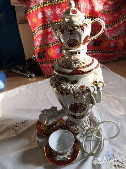 Новый керамический элетро самовар ручной работы