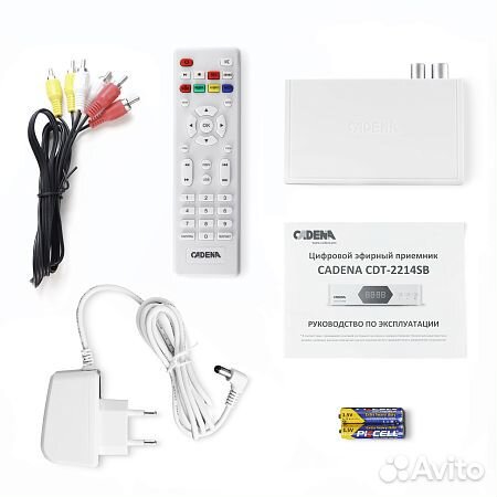 Приемник цифровой эфирный cadena CDT-2214SB