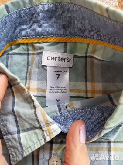 Рубашка Carter's 7лет