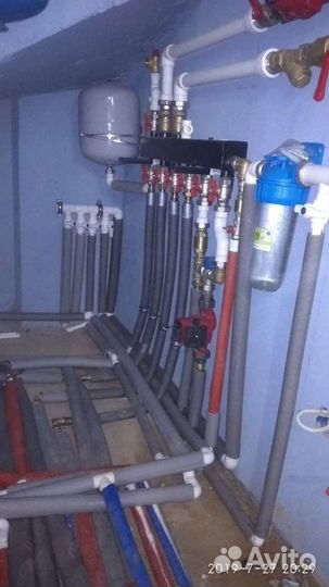 Отопление, водоснабжение, канализация,теплый пол