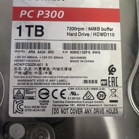 Toshiba p300 1Tb